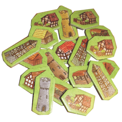 Carcassonne: Die Häuser