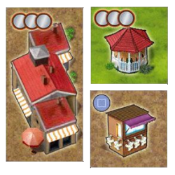 Zooloretto: Drei Zusatzgebäude